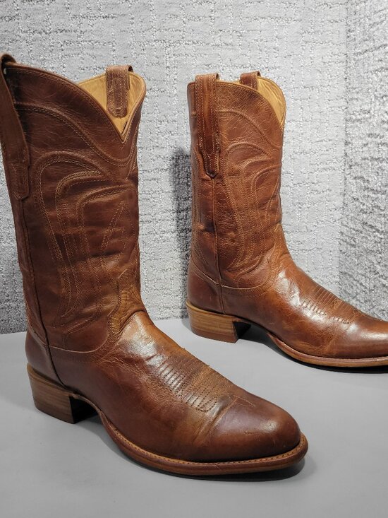 Tecovas The Cartwright Men\'s Size US 10.5D Scotch Goat Pull-On Western Boots. main image 6